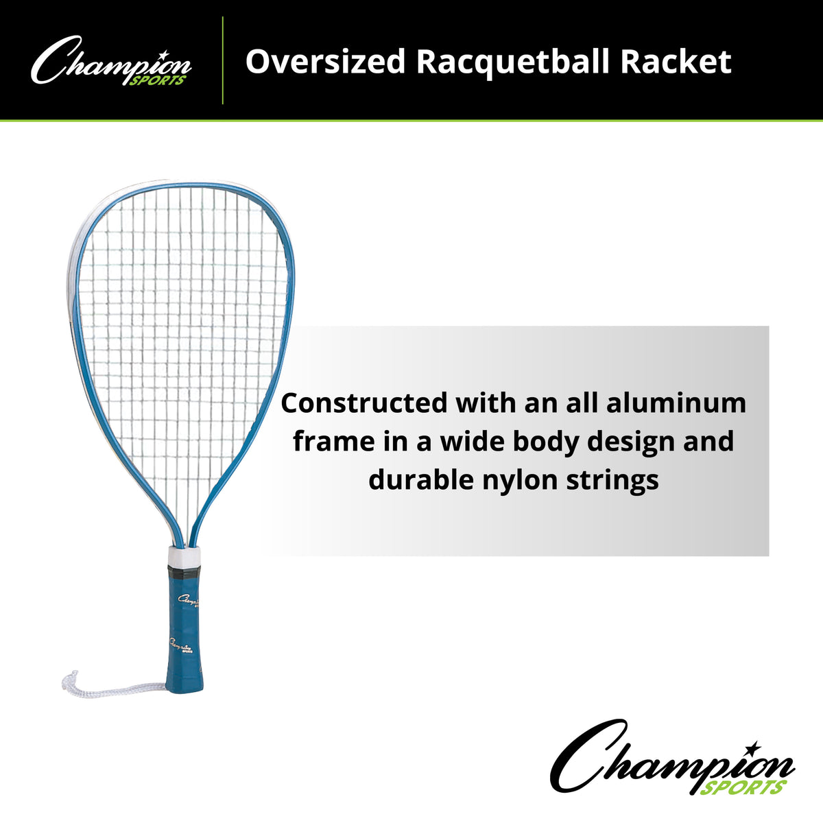 Champion Sports Oversized Racquetball Racket