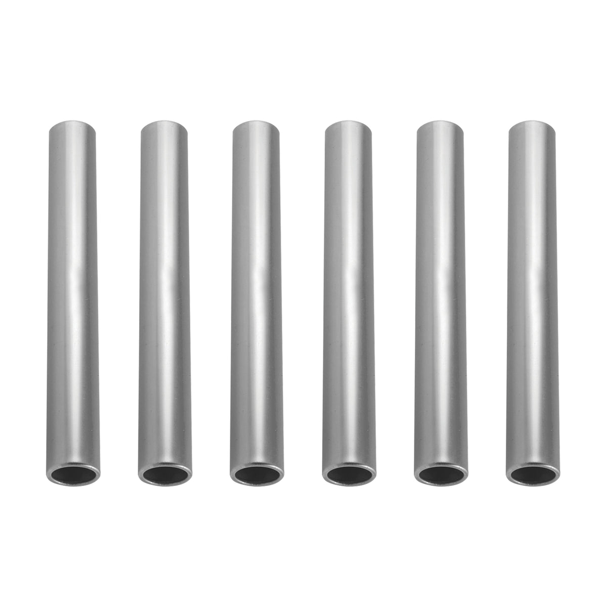 Champion Sports Aluminum Relay Batons - Set of 6 - Silver