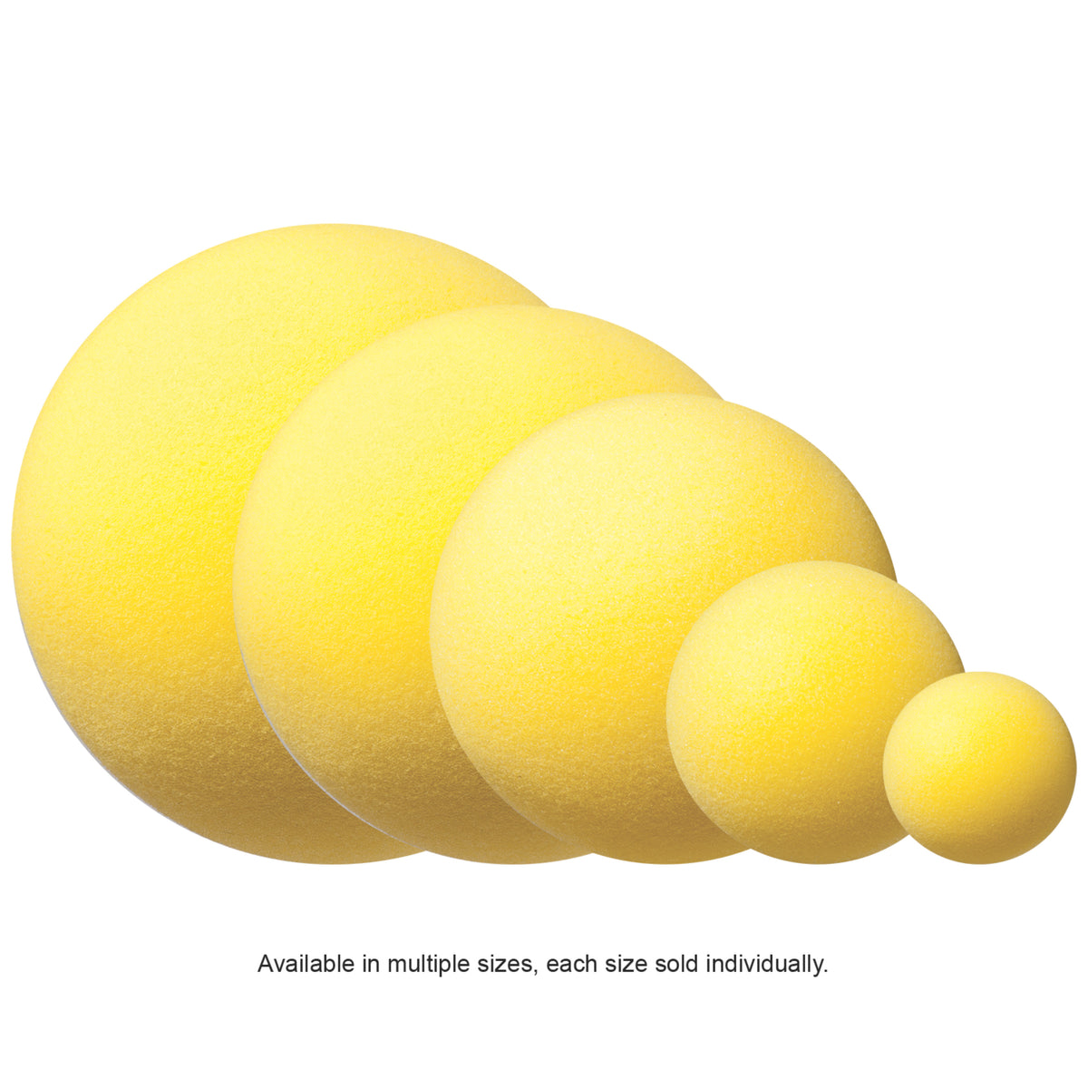 Champion Sports Uncoated Regular Density Foam Ball