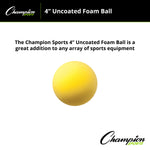 Champion Sports Uncoated Regular Density Foam Ball