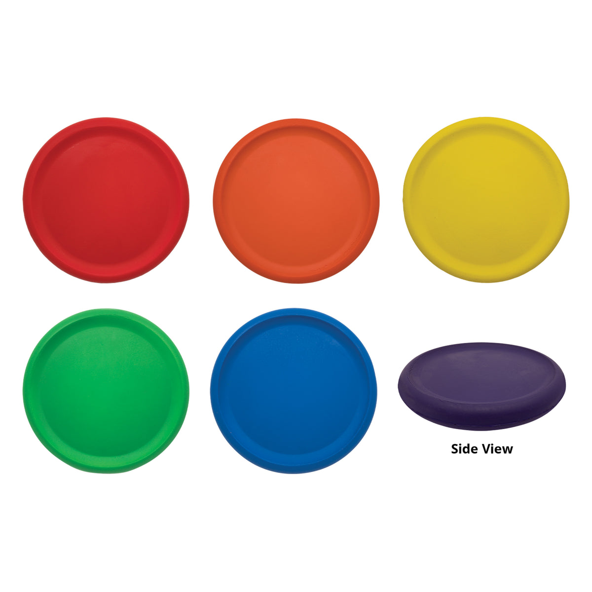 Champion Sports Rhino Skin Coated Foam Disc Set - Set of 6