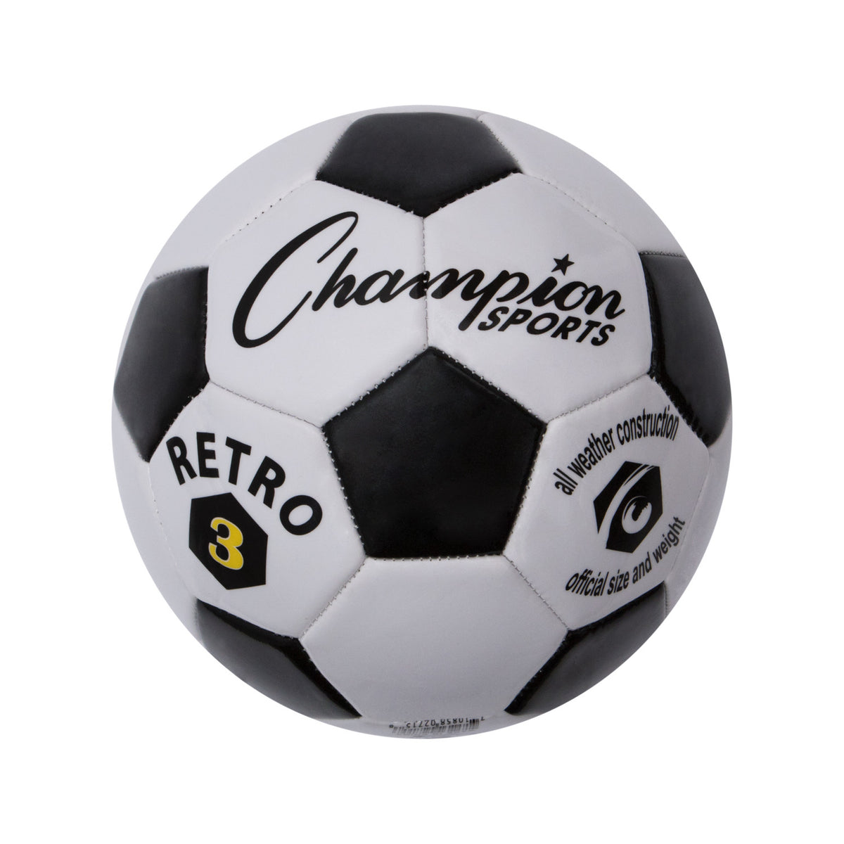 Champion Sports Retro Soccer Ball - Size 3