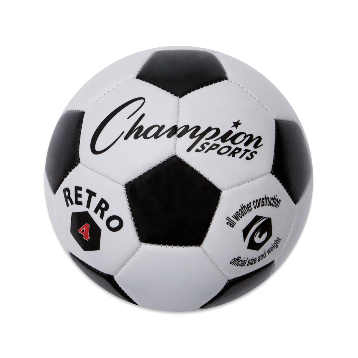 Champion Sports Retro Soccer Ball - Size 4