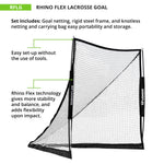 Champion Sports Rhino Flex 6' x 6' Lacrosse Goal