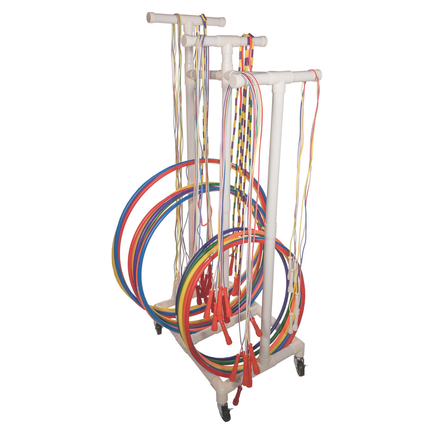 Champion Sports Jump Rope and Hoop Cart