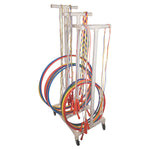 Champion Sports Jump Rope and Hoop Cart