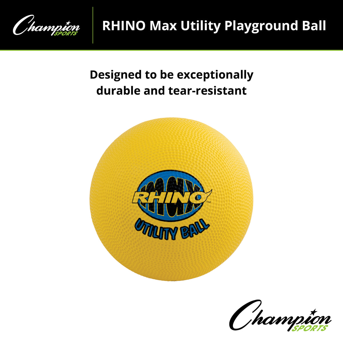 Champion Sports Rhino Max Utility Playground Ball