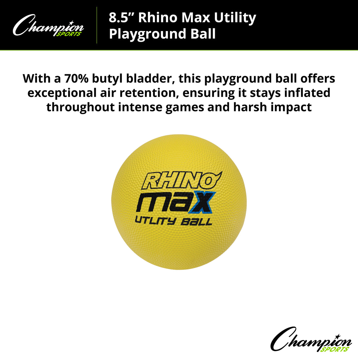 Champion Sports Rhino Max Utility Playground Ball