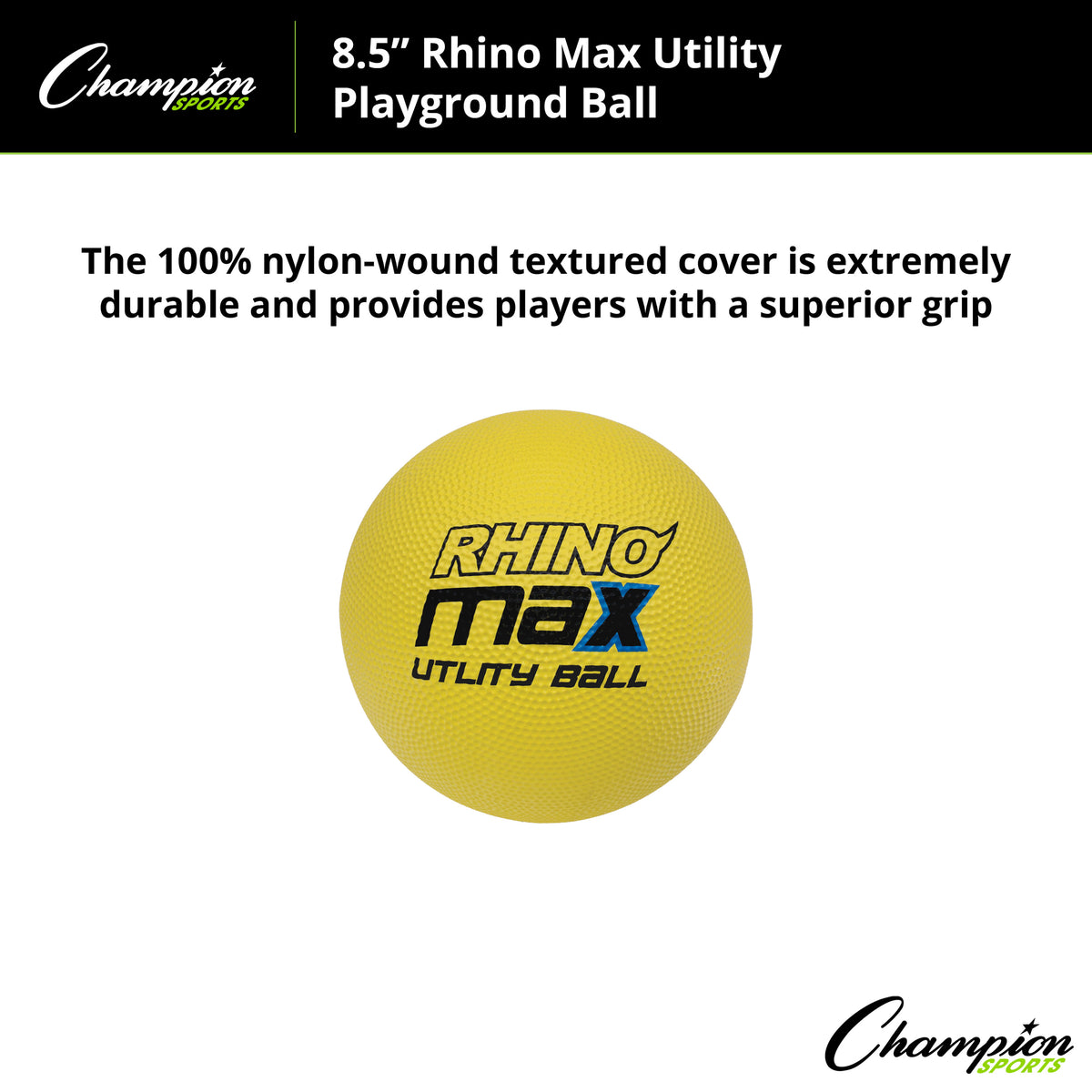 Champion Sports Rhino Max Utility Playground Ball