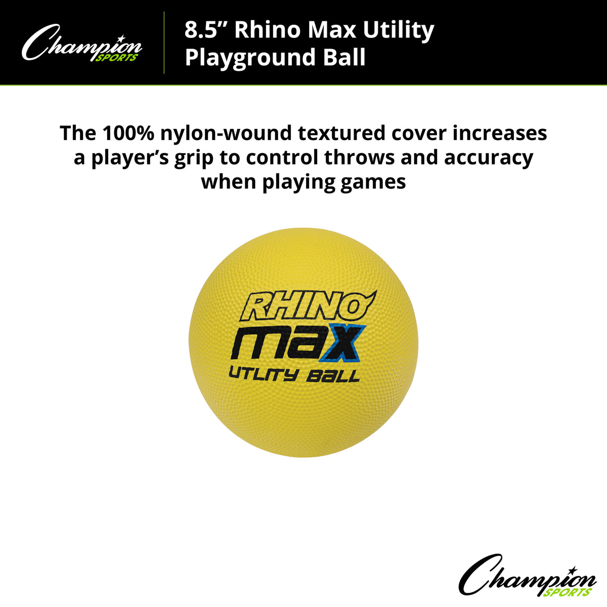 Champion Sports Rhino Max Utility Playground Ball