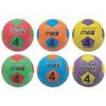 Champion Sports Rhino Max Playground Soccer Ball Set - Set of 6
