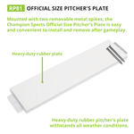 Champion Sports 2-Spike Pitcher's Plate