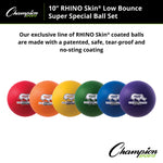 Champion Sports Rhino Skin 10" Super Special Foam Ball