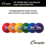 Champion Sports Rhino Skin 10" Super Special Foam Ball