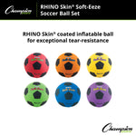 Champion Sports Rhino Soft-Eeze Ball Set of 6