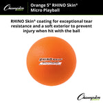 Champion Sports Rhino Skin 5" Micro Foam Playball