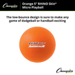 Champion Sports Rhino Skin 5" Micro Foam Playball
