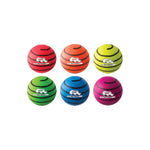 Champion Sports Rhino Skin Foam Ball, Medium Bounce - Set of 6 (Neon Color Swirl)