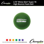 Champion Sports Rhino Skin 2.75" High Bounce Super 70 Foam Ball