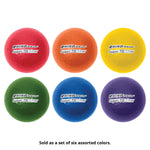 Champion Sports Rhino Skin 2.75" High Bounce Super 70 Foam Ball - Set of 6 (Assorted Colors)