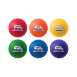 Champion Sports Rhino Skin 7" Medium Bounce Allround Foam Ball - Set of 6 (Assorted Colors)
