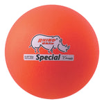 Champion Sports Rhino Skin 8.5" Medium Bounce Dodgeball - Neon Orange