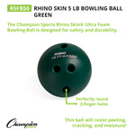 Champion Sports Rhino Skin Weighted Foam Bowling Ball