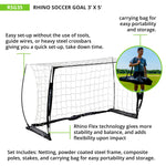 Champion Sports Rhino Flex Portable Soccer Goal