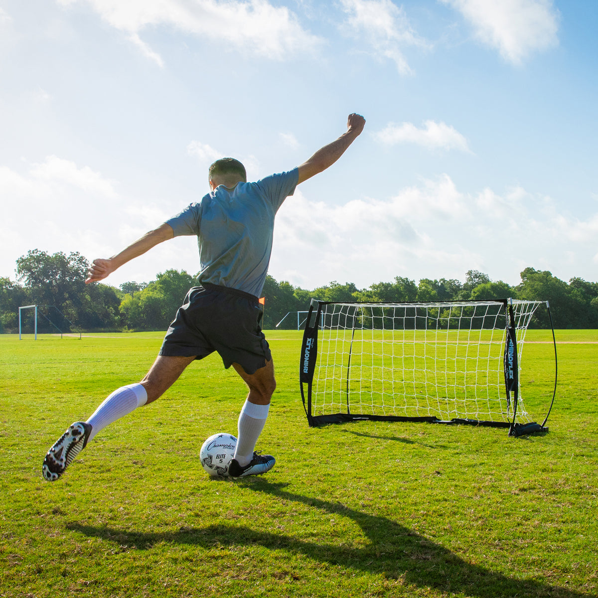 Champion Sports Rhino Flex Portable Soccer Goal