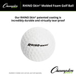 Champion Sports Rhino Skin Molded Foam Golf Ball - Dozen