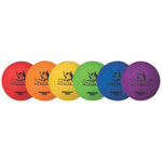 Champion Sports Rhino Skin 8.5" Pebble Tek Soccer Ball Set - Set of 6
