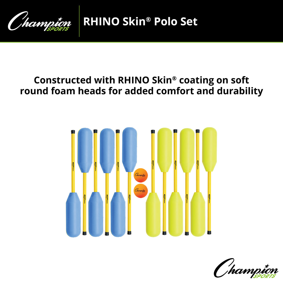 Champion Sports Rhino Skin Polo Set