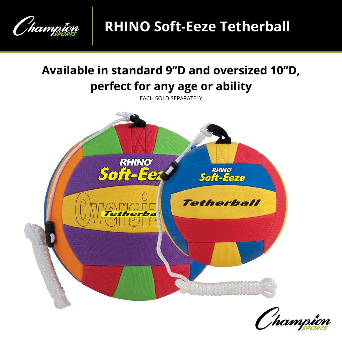 Champion Sports Rhino Soft-Eeze Tetherball