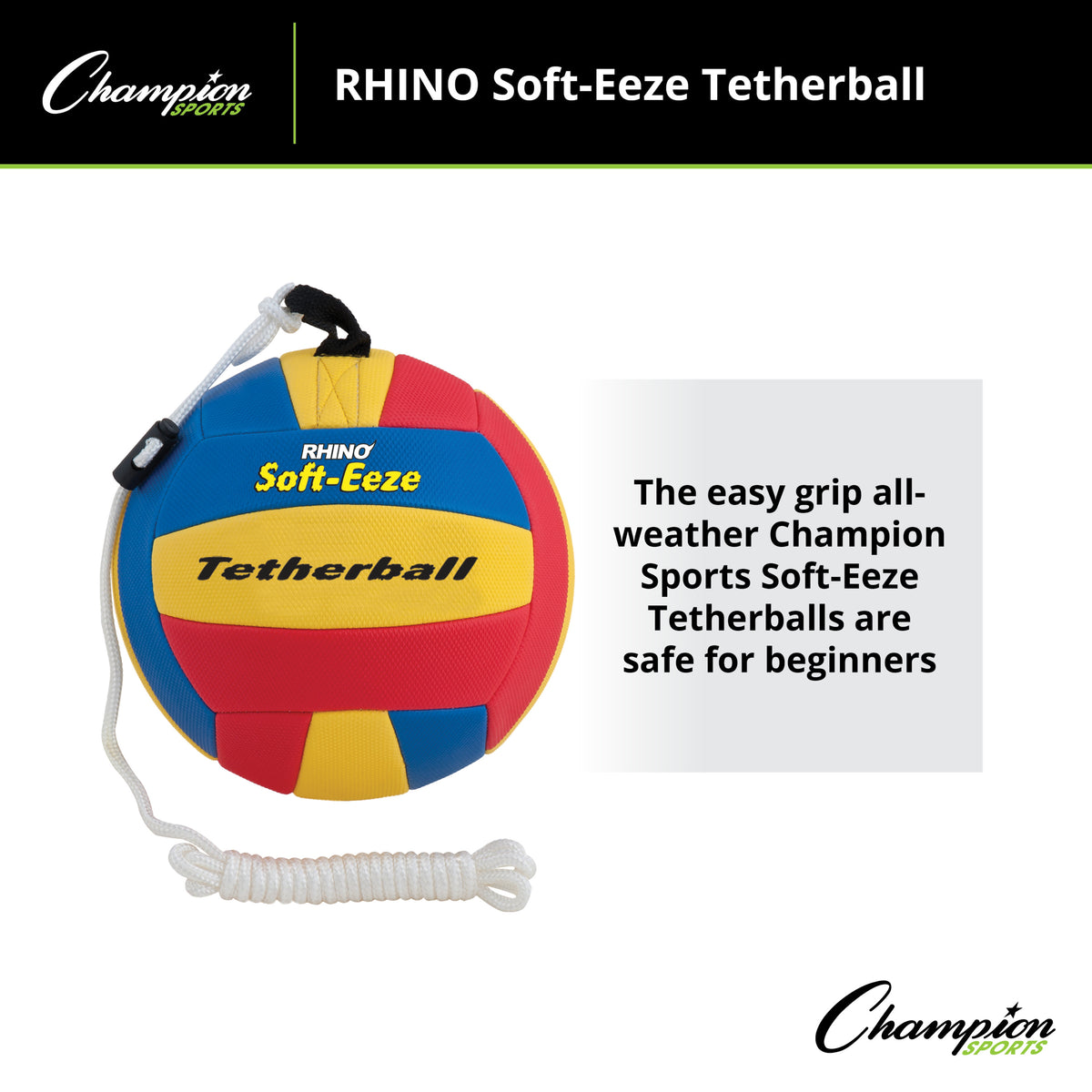 Champion Sports Rhino Soft-Eeze Tetherball