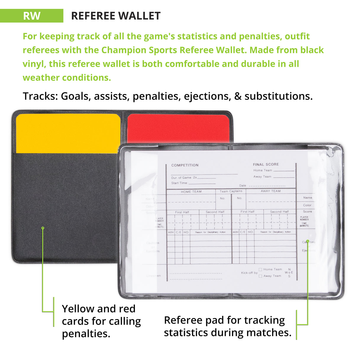 Champion Sports Referee Wallet