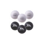 Champion Sports Rhino Skin 6" Low Bounce Dodgeball - Set of 6 - Black/White (3 Each)