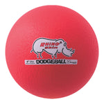 Champion Sports Rhino Skin 6" Low Bounce Dodgeball - Neon Red