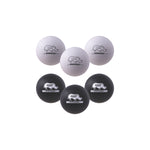Champion Sports Rhino Skin 7" Low Bounce Dodgeball - Set of 6 - Black/White (3 Each)