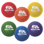 Champion Sports Rhino Skin 7" Low Bounce Dodgeball - Set of 6 - Assorted Colors