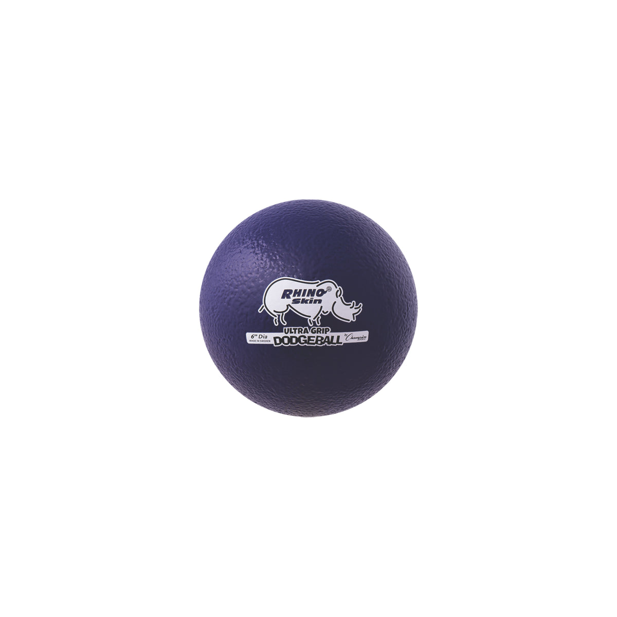 Champion Sports Rhino Skin Low Bounce Ultra Grip Dodgeball Set - Set of 6