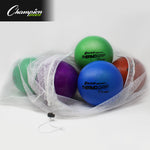 Champion Sports Rhino Skin Thermo Grip Dodgeball Set - Set of 6