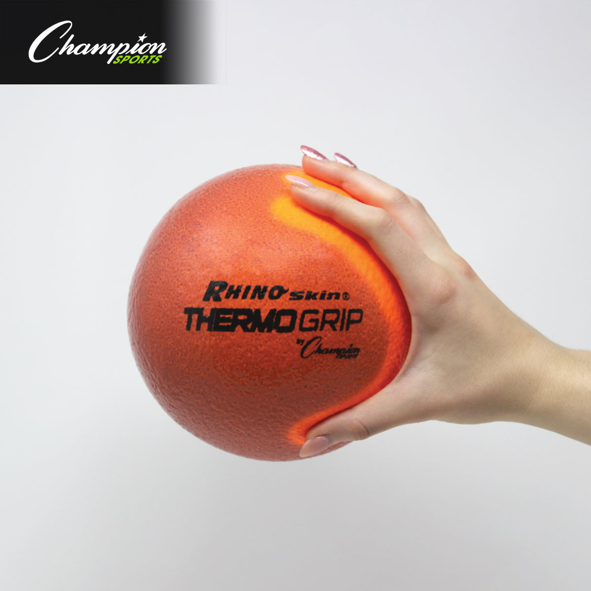 Champion Sports Rhino Skin Thermo Grip Dodgeball Set - Set of 6