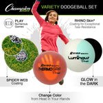 Champion Sports Rhino Skin Variety Dodgeball Set - Set of 6