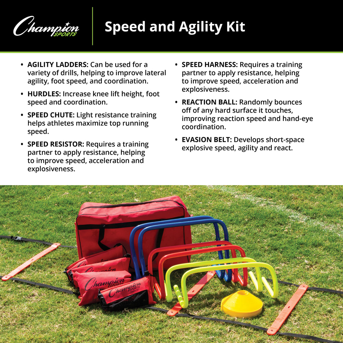 Champion Sports Speed and Agility Kit