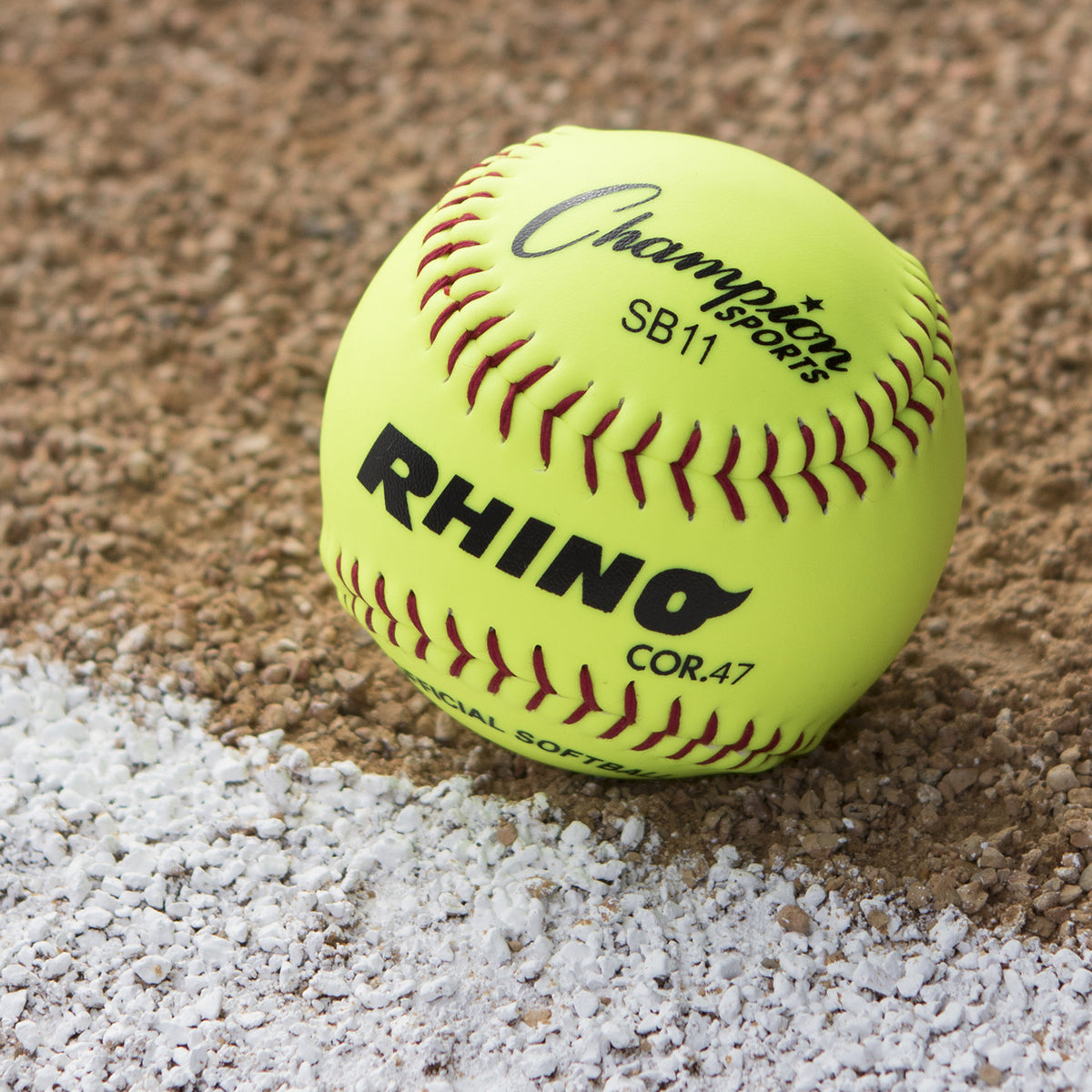 Champion Sports 11" Synthetic Leather Cork Core Softball - Dozen