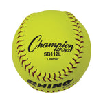 Champion Sports 12" Leather Cork Core Softball - Dozen