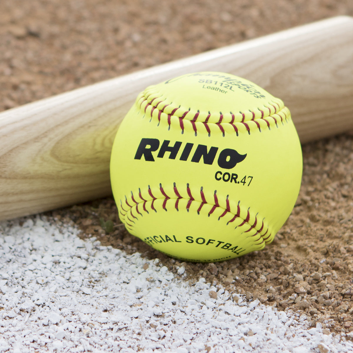 Champion Sports 12" Leather Cork Core Softball - Dozen