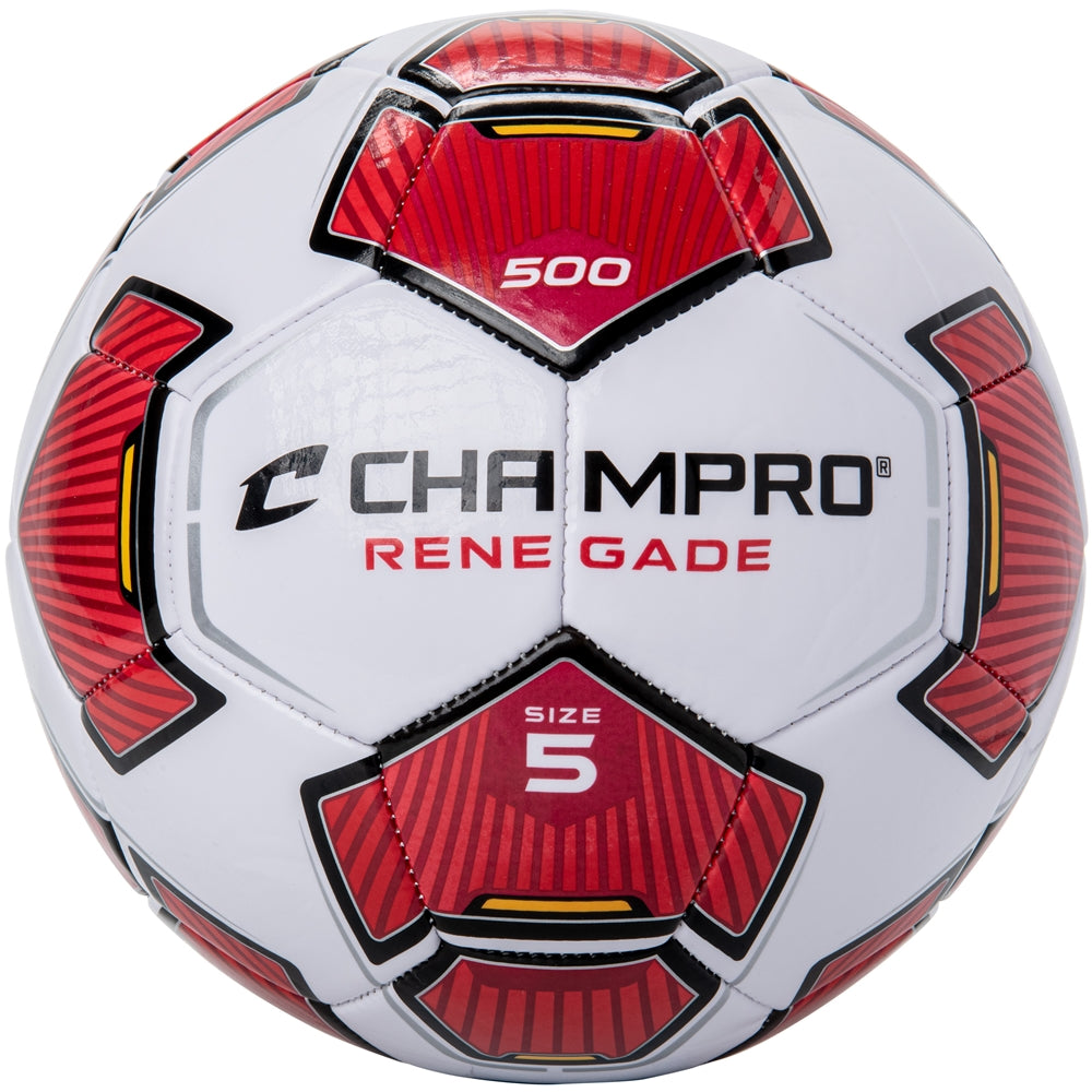 Champro Renegade Soccer Ball - Scarlet