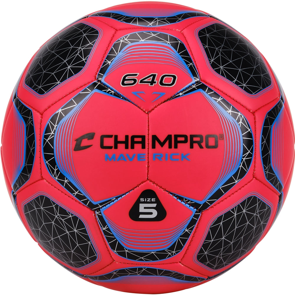 Champro Maverick Soccer Ball - Fire Red