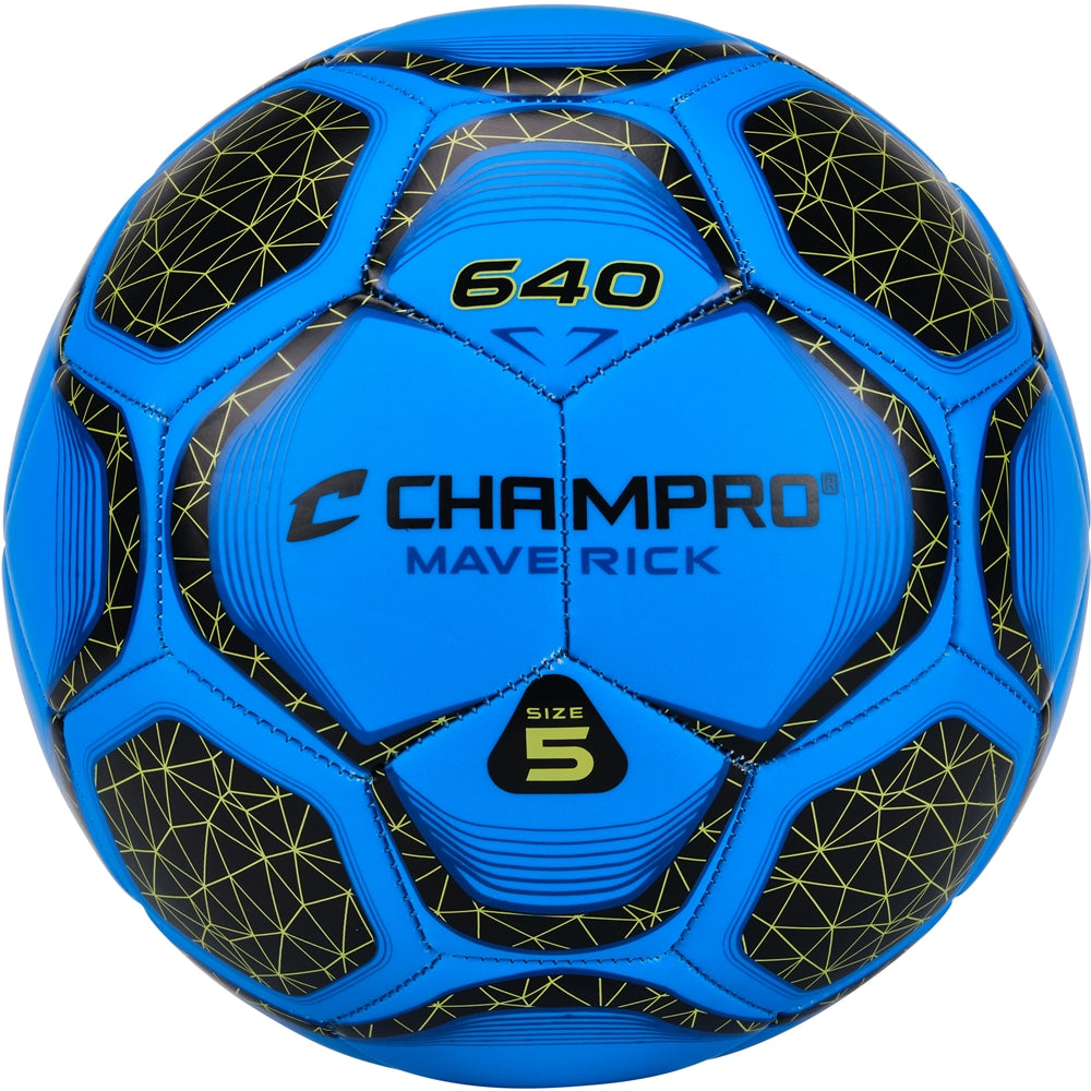 Champro Maverick Soccer Ball - Optic Blue